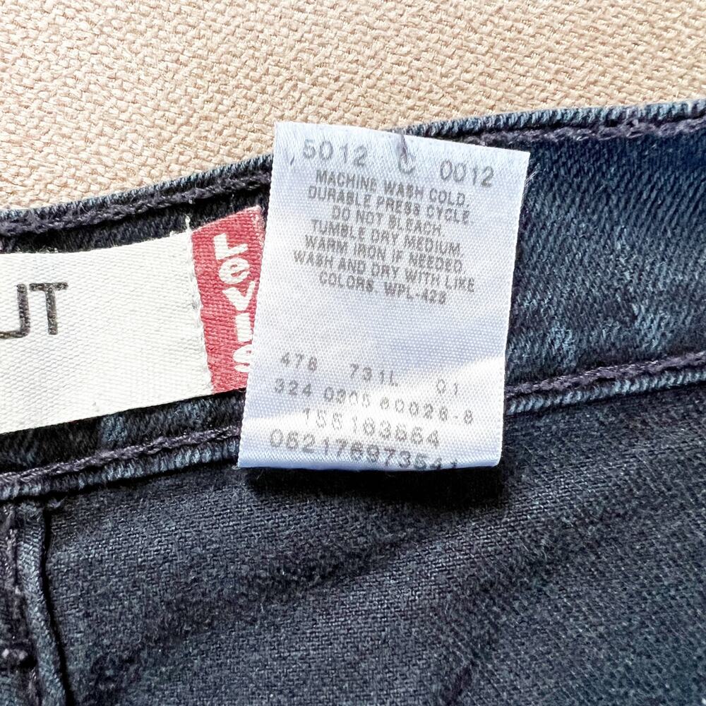 Y2K Levi's Women's 515 Jeans Boot Cut Black Size 10 - Picture 3 of 4